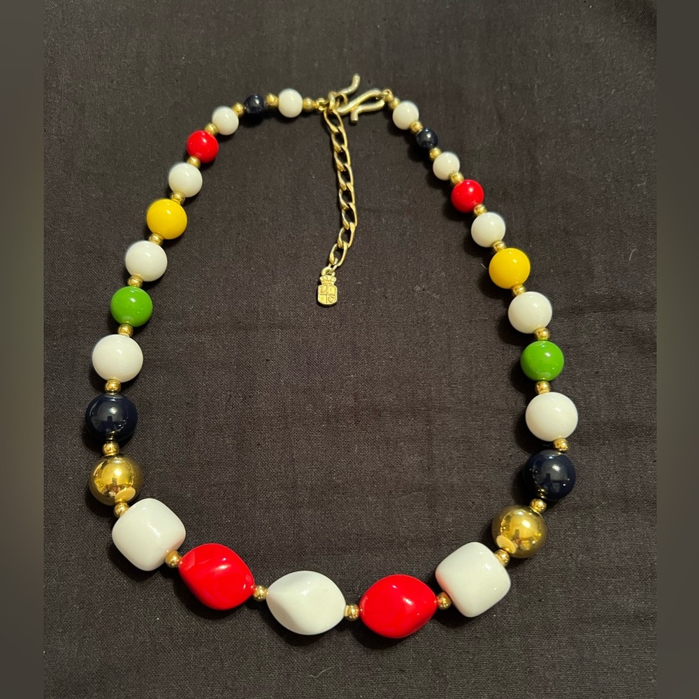 Colorful Vintage Liz Claiborne Necklace